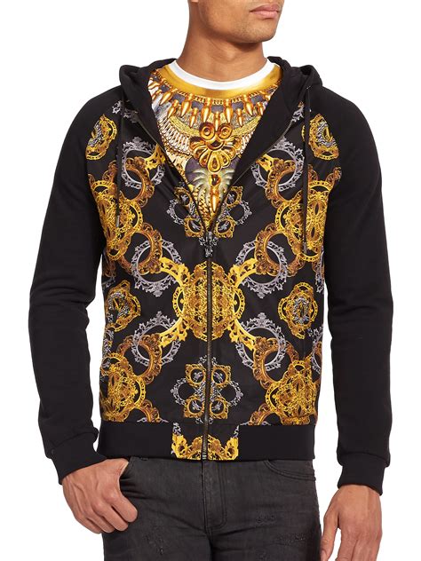 versace jeans hoodie herrne|Versace hoodies for men.